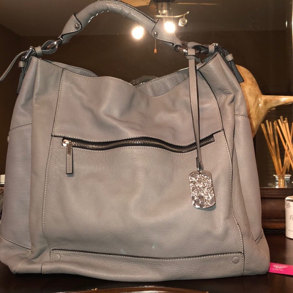 Gray Vince Camuto bucket bag - Picture 3 of 6